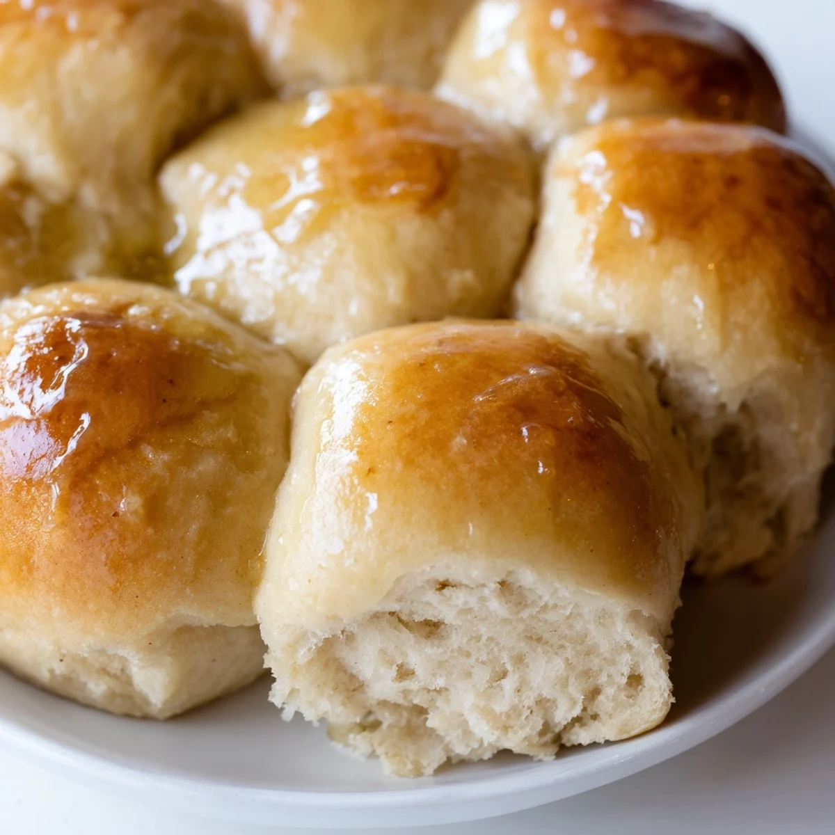 Freshly baked Best Vegan Dinner Rolls arranged in a 9x13-inch dish, perfect alongside a hearty vegan dinner spread.