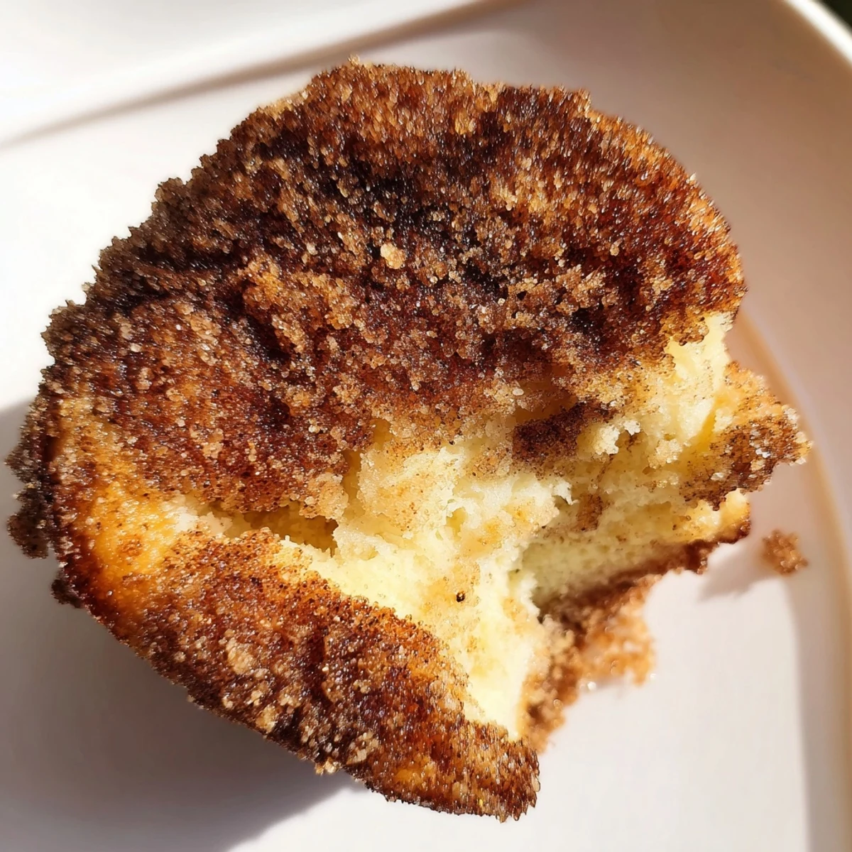 Warm Cinnamon Sugar French Toast Muffins beside a glass of orange juice and fresh berries for a cozy American breakfast.