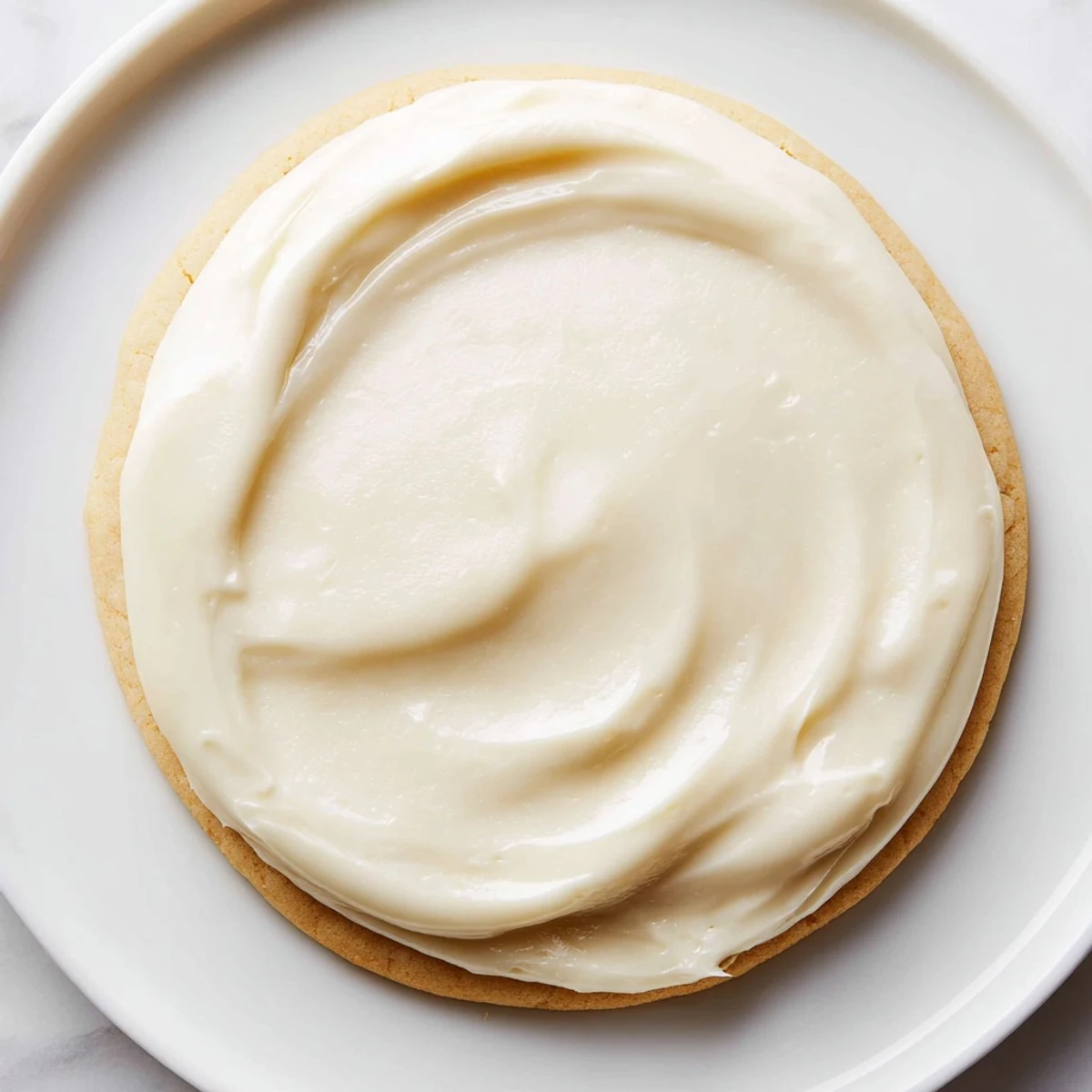 White frosted sugar cookies with Easy Sugar Cookie Frosting show glossy finish and colorful sprinkles.