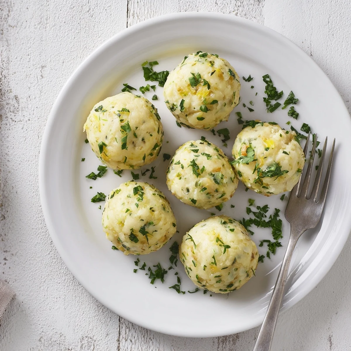 A close-up of German Cabbage Dumplings in a pot, with soft textures and steam rising.
