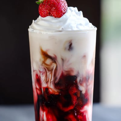 Strawberry Cream Cold Latte