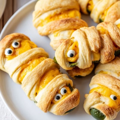 Mummy Jalapeno Poppers