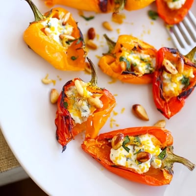 Goat Cheese Stuffed Mini Peppers